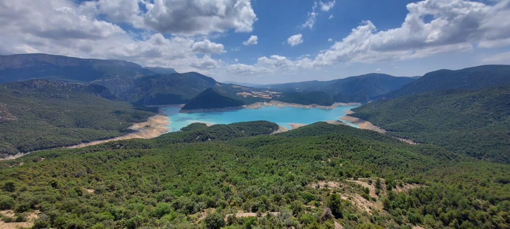 Stausee in Montsec l'Estall